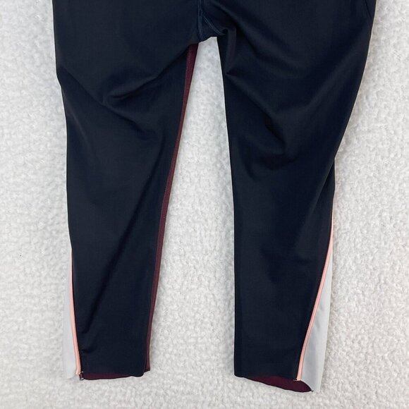 Athleta‎ Velocity Stash Pocket Crop Leggings Womens Colorblock Stretch Size M - Picture 12 of 16